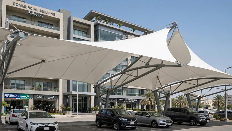 Tensile shade structures Pakistan - BPC Company