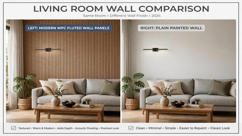 Wall panels vs paint Pakistan - BPC Company
