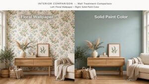 Wallpaper vs Paint Comparison Pakistan - BPC Company